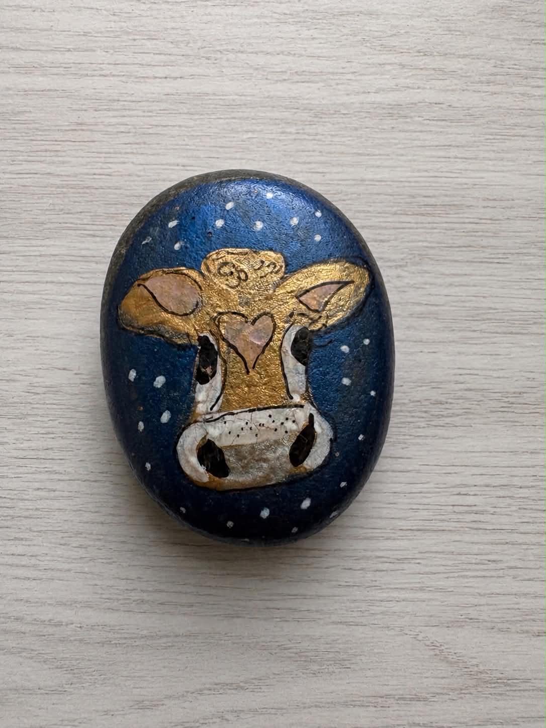 Jo, the first hand-painted cow in the Herd of Jersey